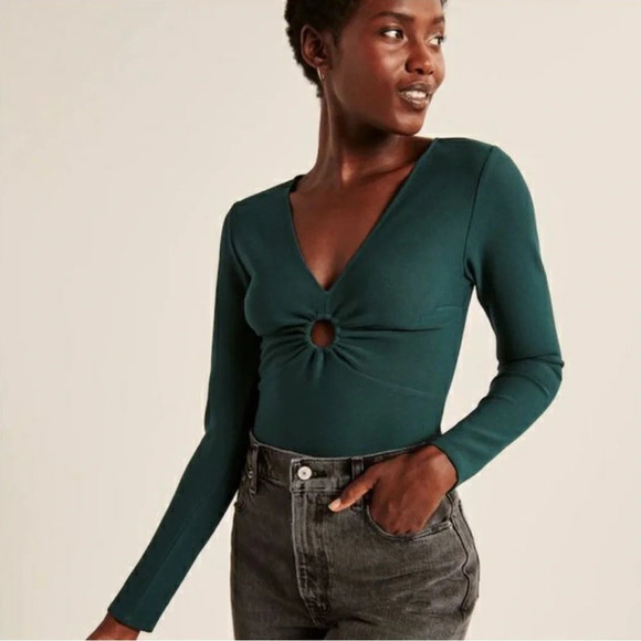 Abercrombie & Fitch Tops - Abercrombie & Fitch | Long Sleeve Emerald Top | Size: Medium
